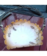 Antique Old Silver Plated Silverplated Art Glass Victorian Brides Basket... - $2,660.77 MXN