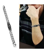 TK1978 - High polished Stainless Steel Bracelet with No Stone 8 inch - £19.67 GBP