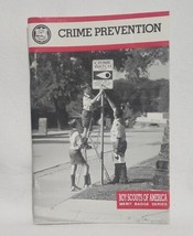 Crime Prevention Merit Badge Pamphlet - 1996 June Printing - Boy Scouts BSA - £7.43 GBP
