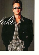 Luke Perry teen magazine pinup clipping 1990&#39;s Beverly Hills 90210 FOX Bop - £2.80 GBP