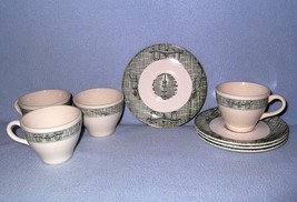 Royal China USA RYL112 Ranch 4 Coupe Cup &amp; Saucer Sets Farmstead Colonial - $11.99