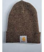 Carhartt Vintage Brown OSFA Knit Beanie Cap Hat - Made In USA 14806 - £9.64 GBP