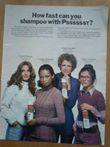 Vintage Psssssst Dry Shampoo Print Magazine Advertisement 1971 - £3.93 GBP