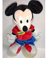 Mickey Mouse Large Stuffed Plush Animal Disney Fisher Price 24 inch - $13.30