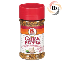 12x Shakers Lawry&#39;s Garlic Pepper Blend Seasoning | Coarse Ground Blend | 2.6oz - £74.44 GBP
