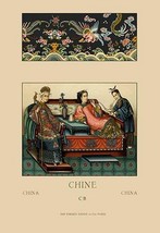 A Chinese Empress, Imperial Wife, and Servant by Auguste Racinet - Art Print - £17.57 GBP+
