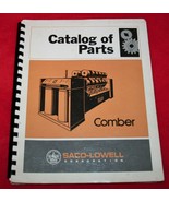 Vintage 1974 SACO-LOWELL Comber Machine Parts Catalog Textiles Greenvill... - £31.14 GBP