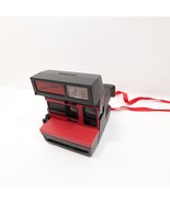 Vintage Polaroid Cool Cam 600 Red Black Instant Film Camera Rare Made In... - $50.24 CAD