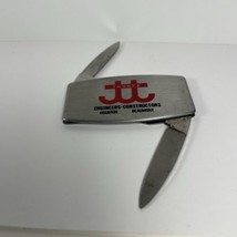 Vintage Zippo Pocket Knife JT Thorpe Engineers Construction Houston Beau... - $14.62