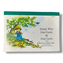 Vintage Penny Wise Post Cards Blank Stationery MCM Incomplete Set 10/18 - £7.95 GBP