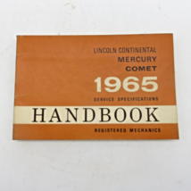 1965 Lincoln Continental Mercury Comet Service Specifications Handbook-L... - £13.44 GBP
