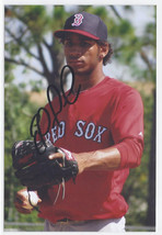 edwar Garcia Signed autographed 4x6 Glossy photo Red Sox Minor League - £8.15 GBP