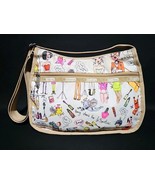 Amy Davis x LeSportsac Crossbody Bag Art Print Purse Colorful Girls Tote - $108.89