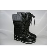 3M Thinsulate Women Size 10 M Black Winter Snow Boots Shoes D7A263 - £20.56 GBP