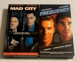 Mad City (VHS, Screener) &amp; Frequency  (VHS, Screener)  - £3.87 GBP