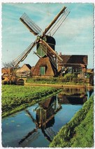 Holland Postcard Molen Dutch Windmill - $2.13