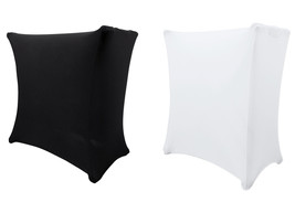 Rockville Black+White Scrim Covers For DJ Keyboard/Mixer/Controller X Stand - £73.31 GBP