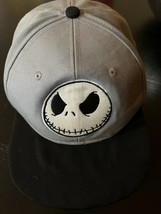 Adult The Nightmare Before Christmas Jack Skellington Skull Snapback Hat Cap  - £10.17 GBP