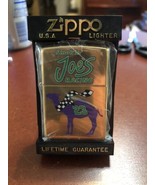 Zippo Smoking Joe&#39;s Racing #23 Vintage *Rare* LIGHTER  UNFIRED Brassed - $93.49