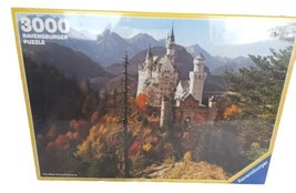 1980 Vintage Ravensburger Neuschwanstein Castle 3000 Jigsaw Puzzle 120x79 cm - £70.61 GBP