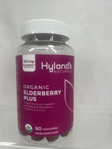 HYLAND&#39;S Naturals Organic Black Elderberry Plus Immune Support 60 Gummies Adults - £3.13 GBP