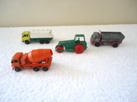 Vintage Mixed Lot Of 4 Matchbox / Lesney Construction Vehicles &quot; GREAT L... - £19.20 GBP