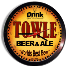 TOWLE BEER and ALE BREWERY CERVEZA WALL CLOCK - £23.50 GBP
