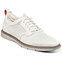 Stacy Adams Synchro Plain Toe Elastic Lace Up Sneaker White Shoes 25518-100 image 3