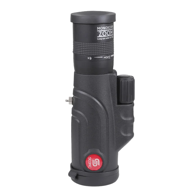 SCOKC Monocular zoom 6-16x42 Hand Focus Telescope Gl Lenses BAK4 Prism for Hi Bi