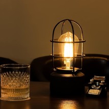 Haian For Small Spaces - 3 Way Dimmable Industrial Bedside Lamp - Steampunk Anti - £40.00 GBP