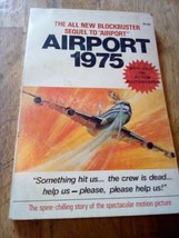 Airport 1975 Souvenir Book For The Movie Charlton Heston Linda Blair Kar... - $21.18