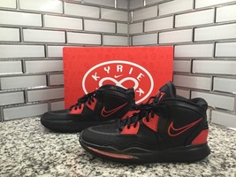NIKE KYRIE INFINITY (GS) SIZE 4Y YOUTH BLACK UNIVERSITY RED WHITE DD0334... - £92.58 GBP