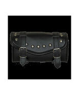 Vance Leather Hard Shell 2 Strap Studded Tool Bag with VShaped Flap - 71... - $61.52 CAD
