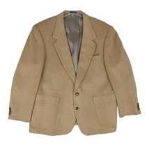 Stafford Country Collection Men&#39;s 46R Camel Hair Beige Blazer Sports Coat Jacket - $34.83