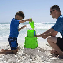 Create A Castle Club Tower Kit 6-Piece Building Kit, Green - Easy to use - $23.99