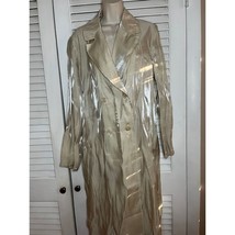 Rachel Roy gold long trench coat M NWT No belt avant garde luxury boho - $31.16