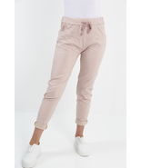Women Pants Ladies Casual Stretch Jogger Light Pink - £20.44 GBP