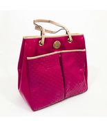 Antonio Melani Raspberry Basket Weave Faux Leather Tote 12.5x12.5x6 inches - $27.40 CAD