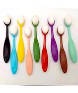 9 Craft Ink Blending Brushes / colors handle white fiber Broad Application - $252.20 MXN