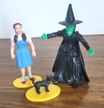 Wizard Of Oz Dorothy Toto Witch Cake Toppers Figurines by bakery Crafts - £7.81 GBP