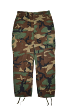 Vintage US Military Camouflage Cargo Pants Mens M Hot Weather Ripstop Ar... - £25.03 GBP
