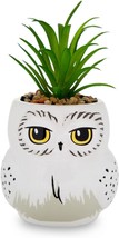 Harry Potter Hedwig 3-Inch Ceramic Mini Planter With Artificial Succulent | - £26.95 GBP