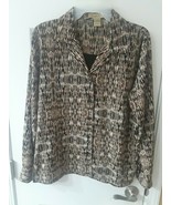 Notations, Small 100% Polyester Ladies Blouse - 2 Layer Look - Buttons U... - $5.49