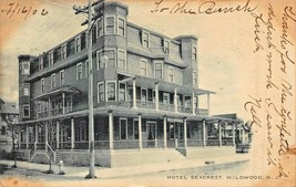 Wildwood New Jersey~Hotel SEACREST~1906 Wildwood Post Card Comp. Photo Postcard - £7.00 GBP
