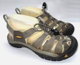 Keen Newport Bison Hiking Sandals US 6 Waterproof Olive Outdoor Women Shoes - £21.64 GBP