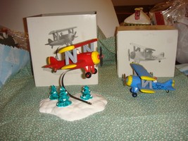 Dept. 56 Snow Village Spirit Of Snow Village Airplanes - £40.32 GBP