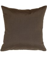 Sunbrella Coal Black 20x20 Outdoor Pillow, with Polyfill Insert - £43.92 GBP