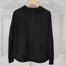 Athleta Running Free Printed Jacket Black Cosmos Racer Size Small - £63.95 GBP