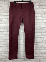 Aeropostale Juniors Burgundy Red Maroon High-Waisted Jeggings Size 30/32  - £11.95 GBP
