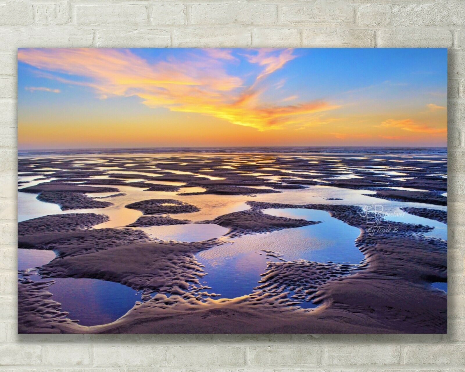Oregon Coast, Beach Sunset, Abstract Art, Fine Art Photo on Metal, Canva... - $31.50+